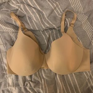 Cacique Back Smoothing Beige Bra Size 40DDD